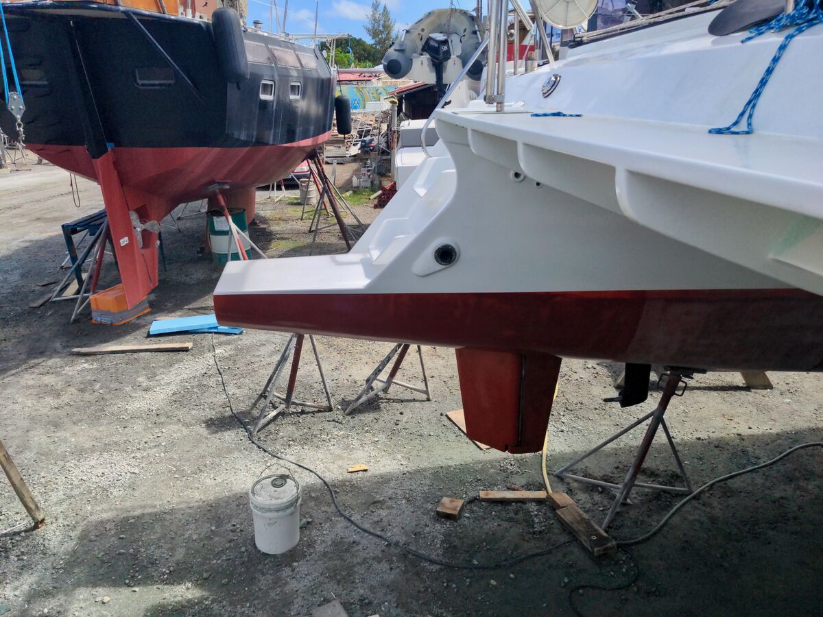 The new sugarscoops shaped at the stern